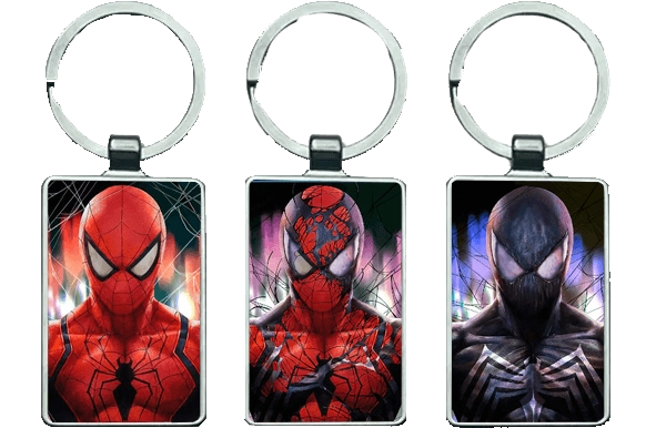 Spider Man with Dark Shades 3D Keychain \ Medal (K058)  for sale in Emirates from Games2all