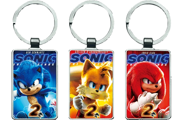 Sonic (3V) 3D Keychain \ Medal (K076)  for sale in Emirates from Games2all