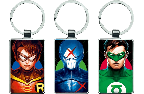 Green Lantern, Robin and Red X 3D Keychain \ Medal  for sale in Emirates from Games2all