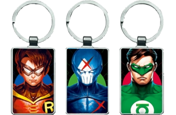 Green Lantern, Robin and Red X 3D Keychain \ Medal  for sale in Emirates from Games2all