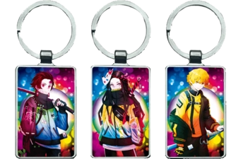 Demon Slayer in Colourful Shades 3D Keychain \ Medal (K137)  for sale in Emirates from Games2all