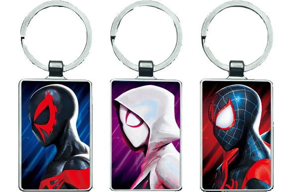 Spider into the Spider Verse - Side Pic 3D Keychain \ Medal (K141)  for sale in Emirates from Games2all