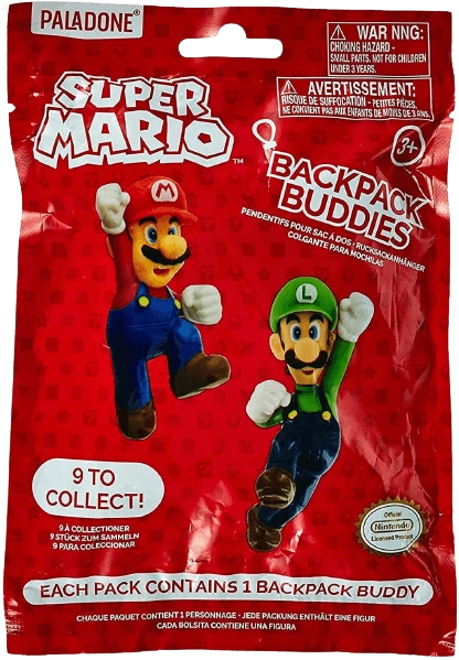 Super Mario: Bagged Backpack Buddies Hangers \ Keychain  for sale in Emirates from Games2all