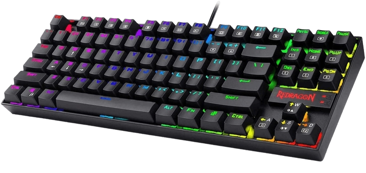 Redragon K552- RGB Kumara Mechanical Gaming Keyboard - Blue Clicky Switches  for sale in Emirates from Games2all