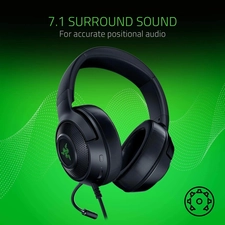 Razer Kraken X for Console Wired Gaming Headset - Black  for sale in Emirates from Games2all