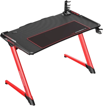 DXRacer E-Sports Gaming Desk - Black / Red