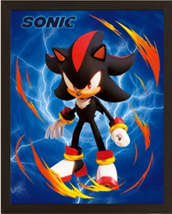 Sonic 3D Lenticular 3D Gaming Poster   for sale in Emirates from Games2all