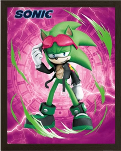 Sonic 3D Lenticular 3D Gaming Poster   for sale in Emirates from Games2all