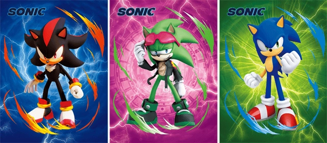 Sonic 3D Lenticular 3D Gaming Poster   for sale in Emirates from Games2all