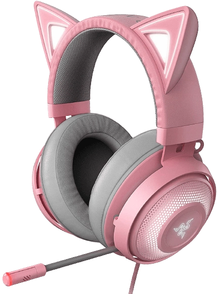 Razer Kraken BT Kitty Edition: Bluetooth Headset - Quartz Pink  for sale in Emirates from Games2all