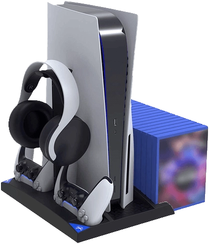 iPega Vertical Stand with Cooling Fan for PS5 Console  for sale in Emirates from Games2all