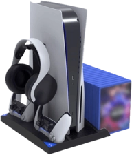 iPega Vertical Stand with Cooling Fan for PS5 Console -  for sale in Emirates from Games2all