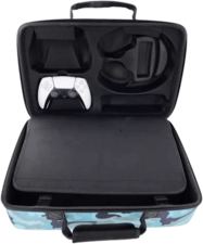 PS5 Bag - PlayStation 5 Console Carrying Case - Camouflage Blue  for sale in Emirates from Games2all