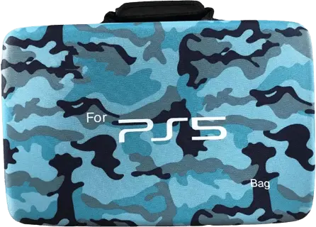 PS5 Bag - PlayStation 5 Console Carrying Case - Camouflage Blue  for sale in Emirates from Games2all