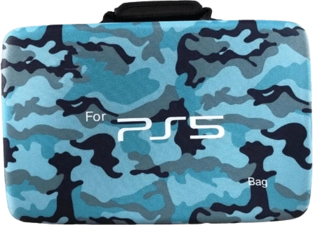 PS5 Bag - PlayStation 5 Console Carrying Case - Camouflage Blue  for sale in Emirates from Games2all