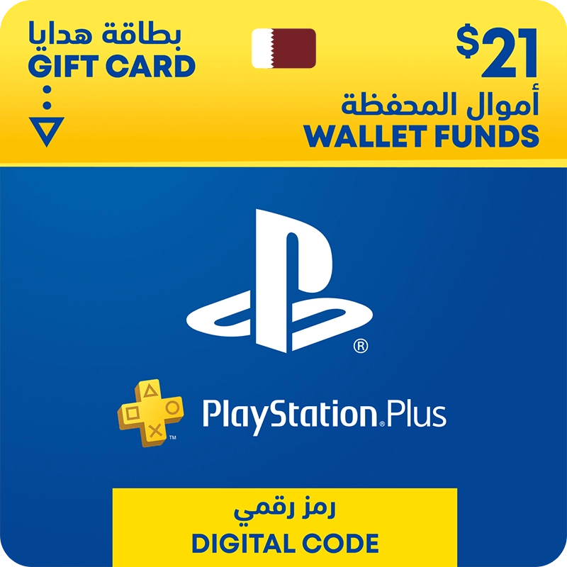 PSN Gift Card  - Qatar (QAT) - 21$   for sale in Emirates from Games2all