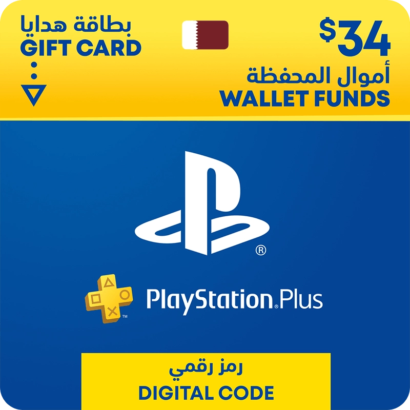 PSN Gift Card  - Qatar (QAT) - 34$   for sale in Emirates from Games2all