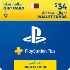 PSN Gift Card  - Qatar (QAT) - 34$  -  for sale in Emirates from Games2all