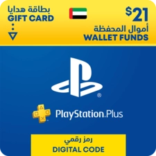 PSN Gift Card  - UAE - $21  -  for sale in Emirates from Games2all