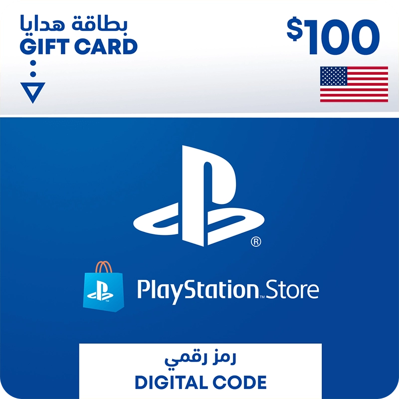 PSN PlayStation Store Gift Card $100 (USA)  for sale in Emirates from Games2all