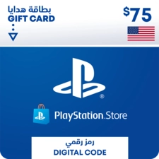 بطاقة شحن بلايستيشن ستور 75$ (امريكي) -  للبيع في الإمارات من خلال Games2all