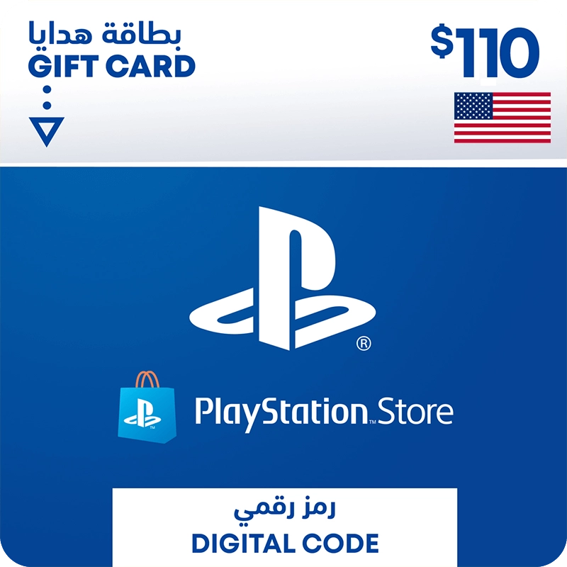 PSN PlayStation Store Gift Card $110 (USA)  for sale in Emirates from Games2all