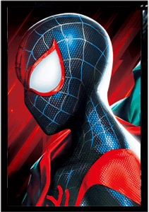 Spider Man Miles Morales - 3D Marvel Poster  for sale in Emirates from Games2all