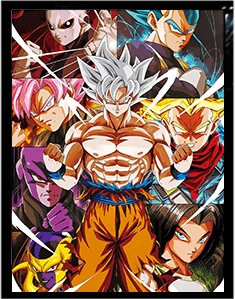 Dragon Ball Super Goku 3D Anime Poster  for sale in Emirates from Games2all