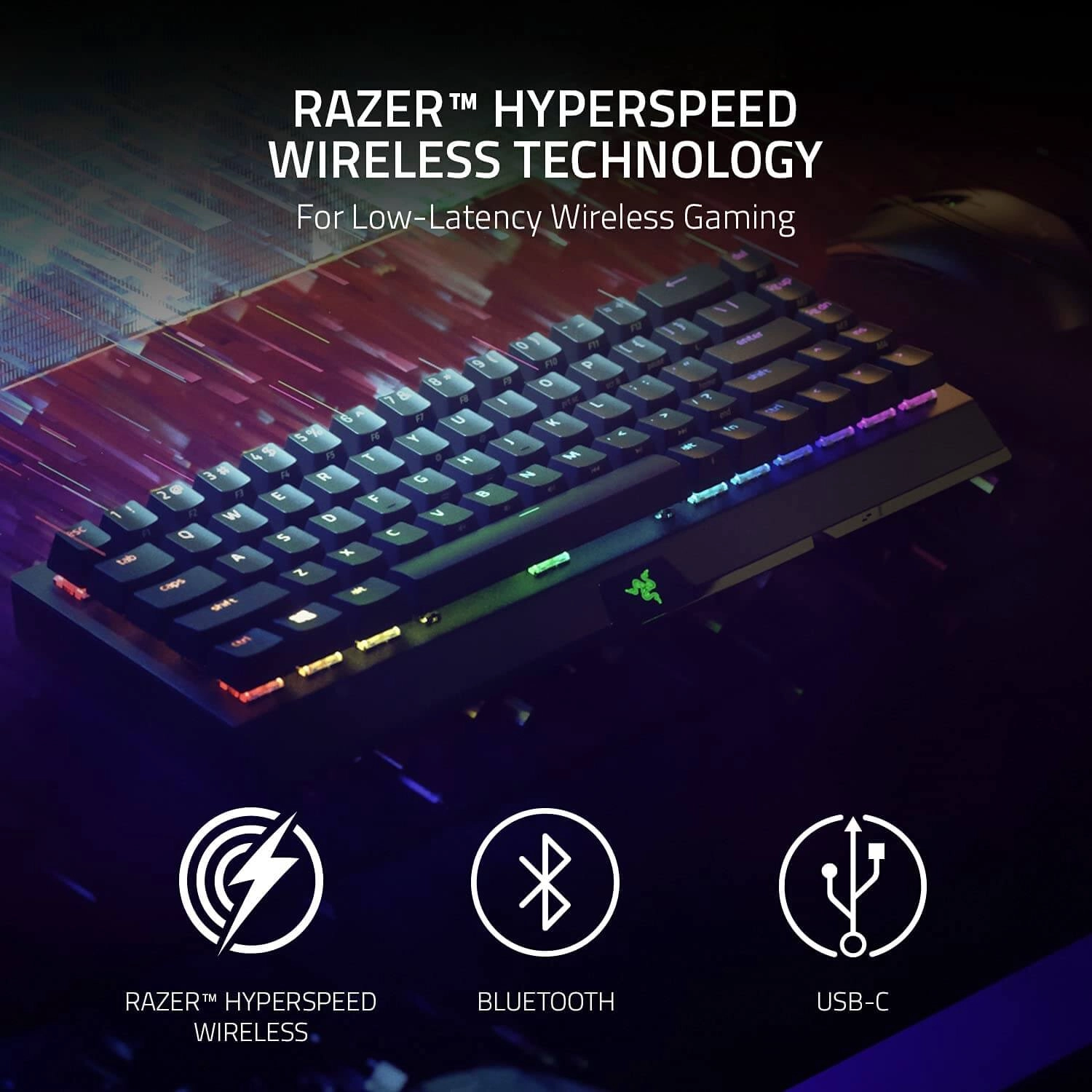 Razer BlackWidow V3 Mini Hyperspeed Wireless Keyboard with Green Switches  for sale in Emirates from Games2all