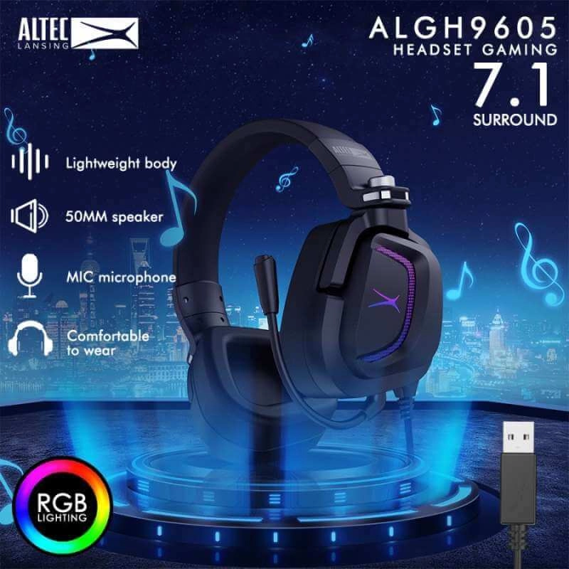 Altec Lansing Wired 7.1 RGB Gaming Headset  for sale in Emirates from Games2all