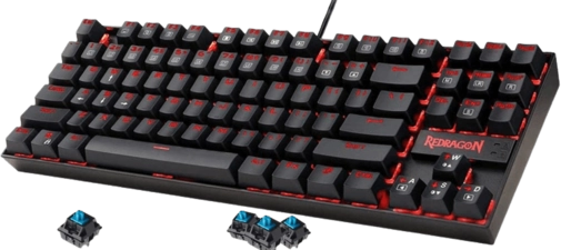 Redragon K552 Kumara Mechanical Gaming Keyboard - Blue Clicky Switches (K552-KB)  for sale in Emirates from Games2all