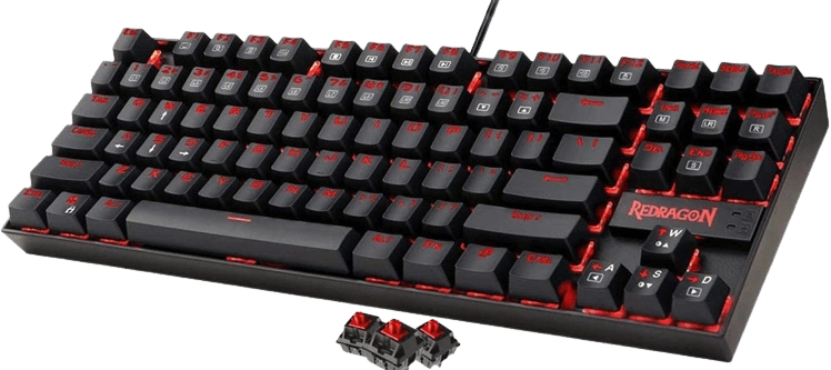 Red Dragon K552 Kumara Mechanical Gaming Keyboard - Red Linear Switches  for sale in Emirates from Games2all