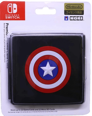 Hori Premium Game Card Case for Nintendo Switch - Captain America  for sale in Emirates from Games2all