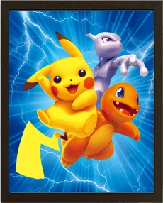 Pokemon 3D Gaming Poster   for sale in Emirates from Games2all