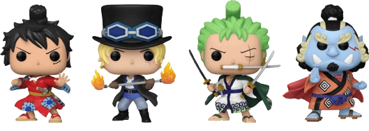 Funko Pop! Animation: One Piece - 4 Pack (Exclusive) (Glow in Dark)  for sale in Emirates from Games2all