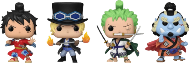 Funko Pop! Animation: One Piece - 4 Pack (Exclusive) (Glow in Dark)  for sale in Emirates from Games2all