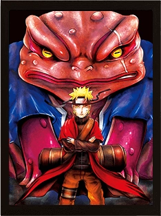 Naruto (Gamabunta & Kurama) 3D Poster   for sale in Emirates from Games2all