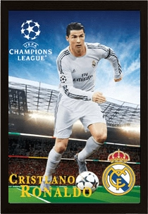 Cristiano Ronaldo 3D  Football Poster   for sale in Emirates from Games2all