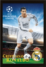 Cristiano Ronaldo 3D  Football Poster 