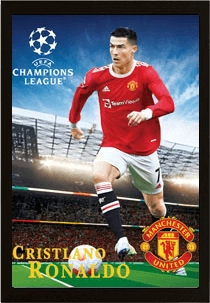 Cristiano Ronaldo 3D  Football Poster   for sale in Emirates from Games2all