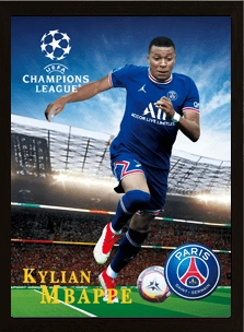 Kylian Mbappe 3D Football Poster   for sale in Emirates from Games2all