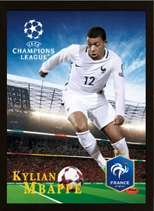 Kylian Mbappe 3D Football Poster   for sale in Emirates from Games2all