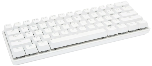 Razer Huntsman Mini Wired Gaming Keyboard with Clicky Purple Switch - White Mercury  for sale in Emirates from Games2all