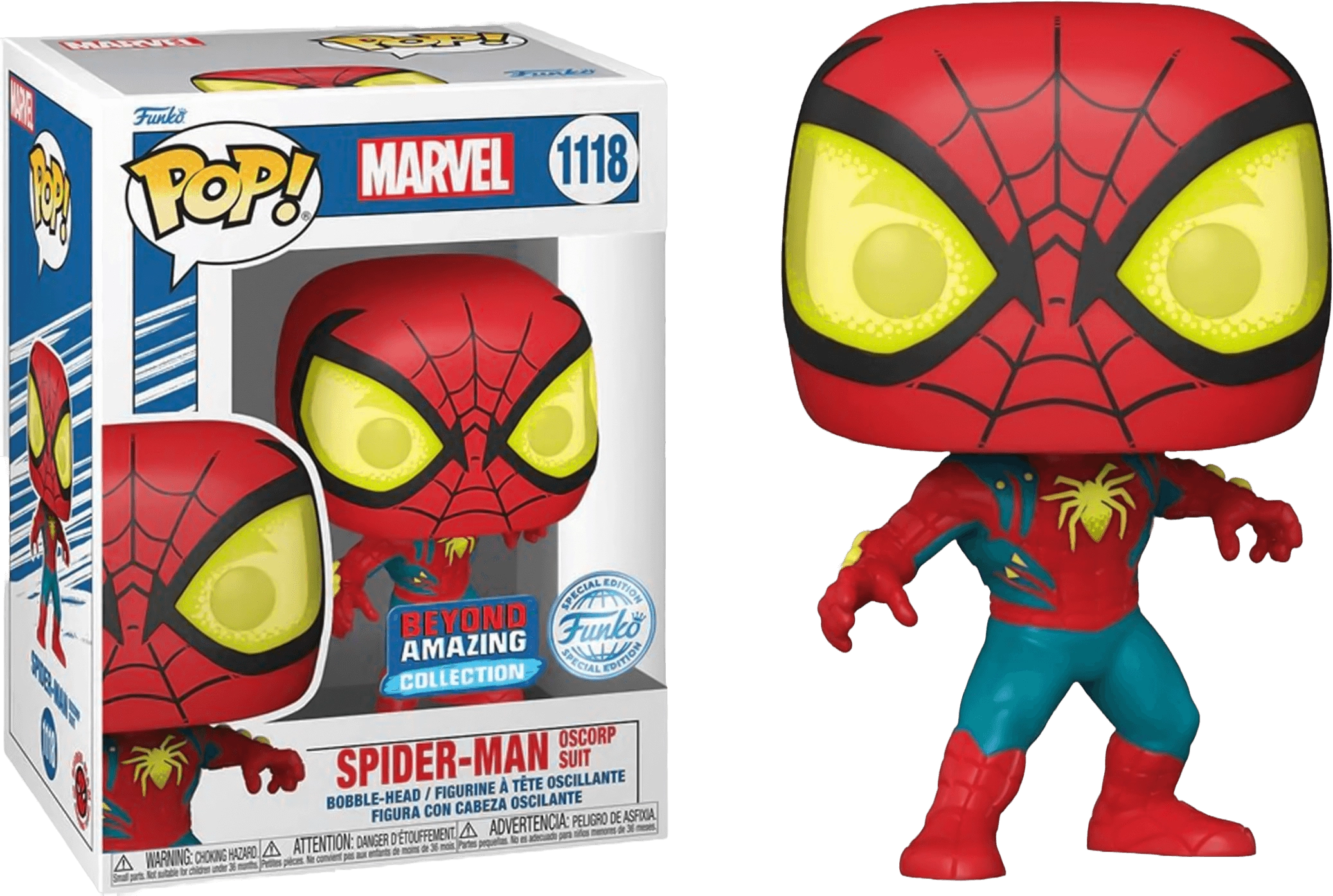 Funko Pop! Marvel: Spider-Man Oscorp Suit (Exc)  for sale in Emirates from Games2all