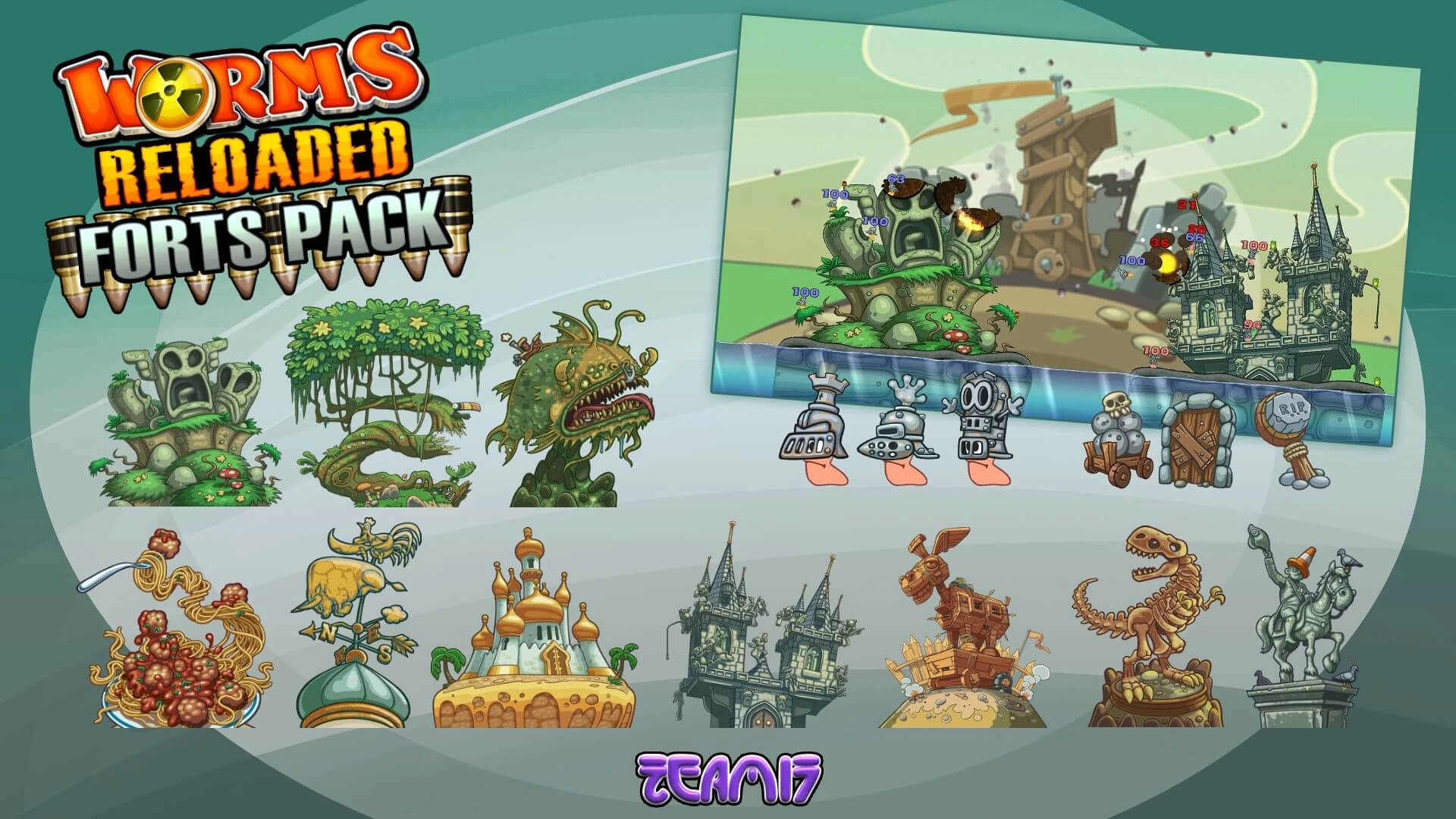 Worms Reloaded - Forts Pack  for sale in Emirates from Games2all