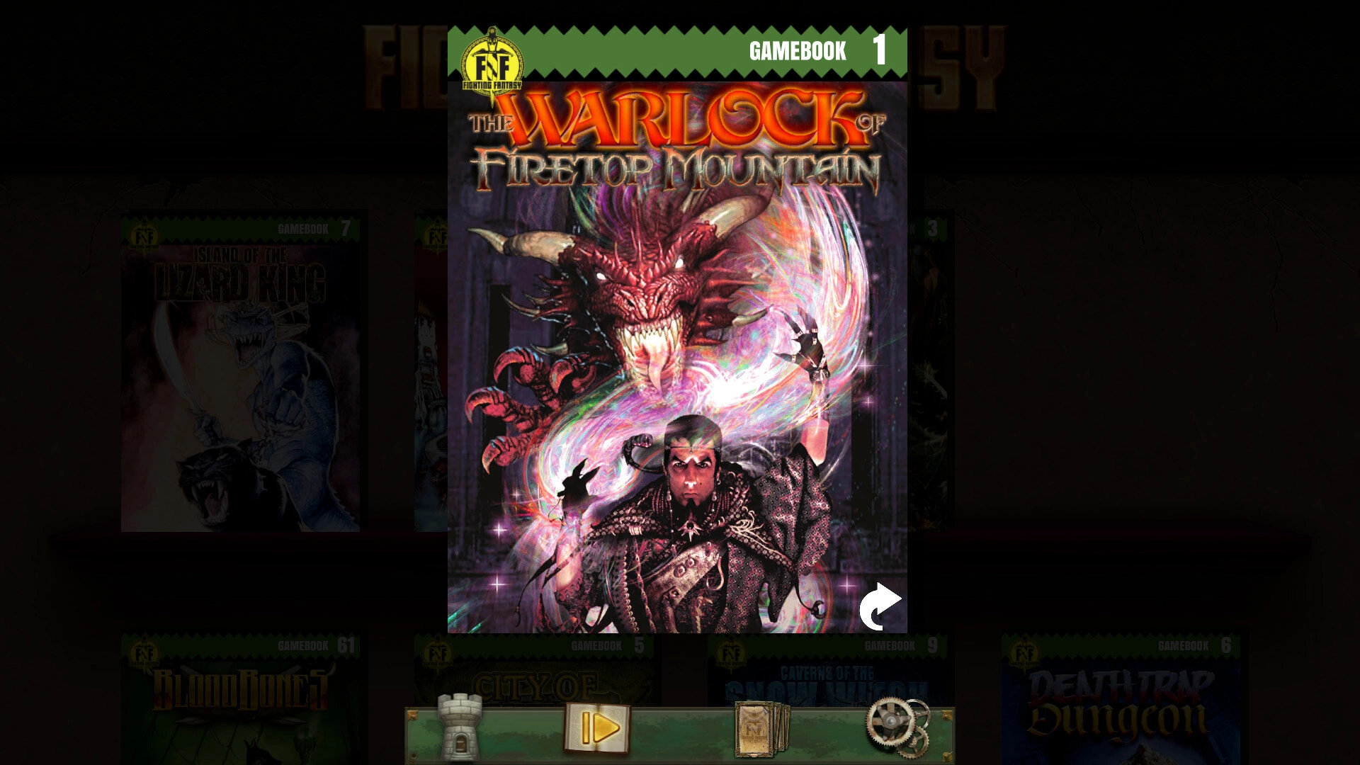 The Warlock of Firetop Mountain (Fighting Fantasy Classics)  for sale in Emirates from Games2all