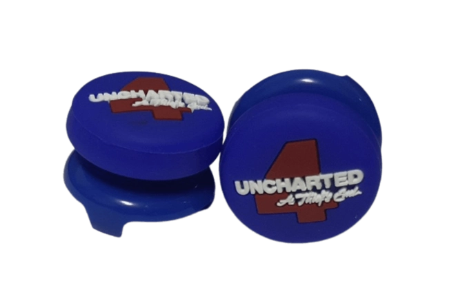 Uncharted 4 Analog Freek and Grips for PS5 and PS4 - Blue