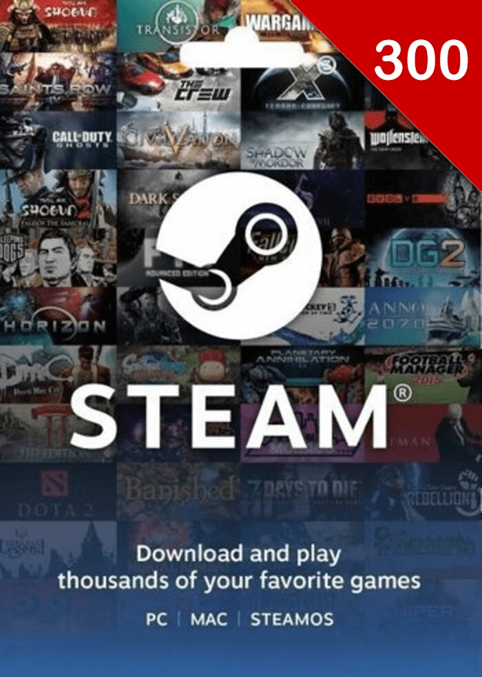 Steam Gift Card 300 LIRA Steam Key - TURKEY  for sale in Emirates from Games2all