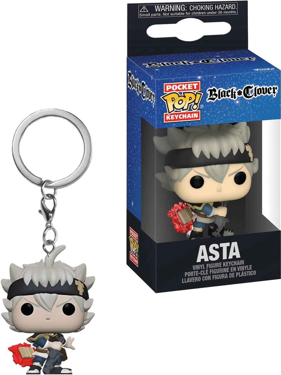 Funko Pocket Pop! Keychain: Animation: Black Clover- Asta  for sale in Emirates from Games2all