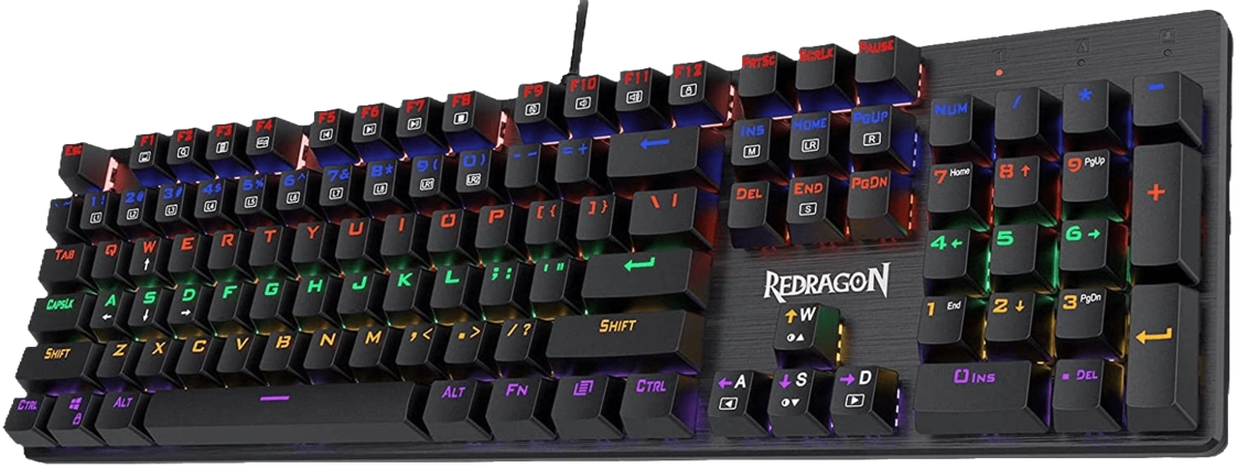 Redragon K608 Valheim Rainbow Gaming Keyboard with Brown Switch